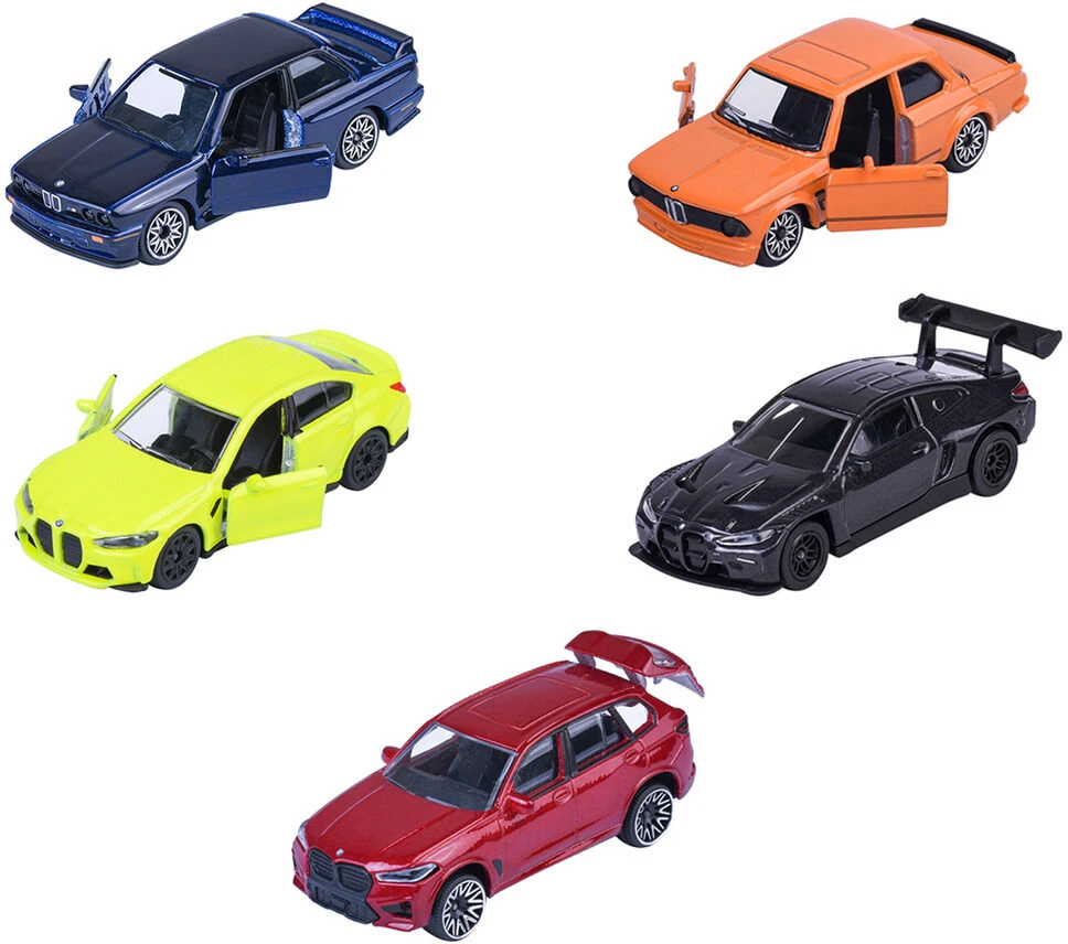 Žaisliniai BMW automobiliai Majorette 5 vnt