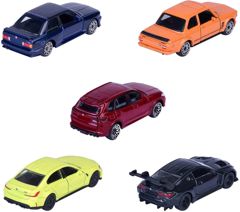 Žaisliniai BMW automobiliai Majorette 5 vnt