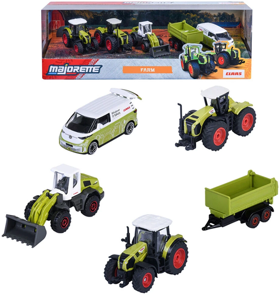 „Majorette“ – „Claas Farm“ 5 dalių dovanų rinkinys (8503105002)