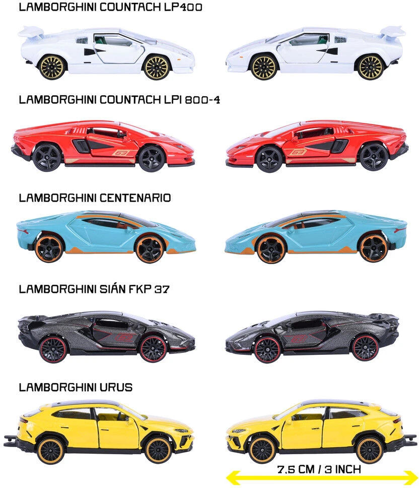 Majorette - Lamborghini 5 dalių dovanų rinkinys (8502105001)