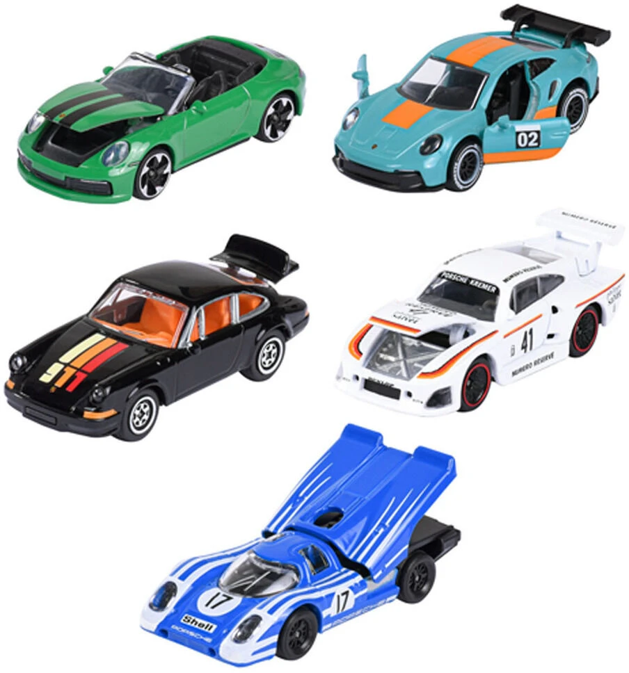 Majorette - Porsche 5 dalių dovanų rinkinys (8502105002)