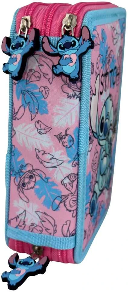 Stitch penalas su trimis užtrauktukais ir figūrėlėmis