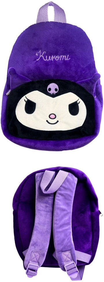 Manenti Hello Kitty Kuromi plush backpack 30cm