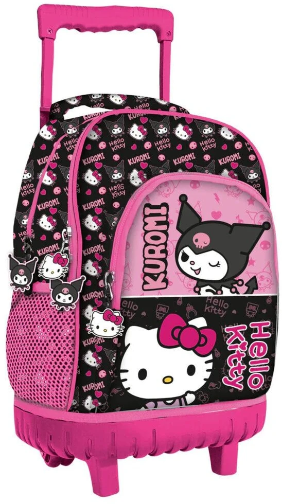 Kelioninis Manenti Hello Kitty & Kuromi trolley 44cm