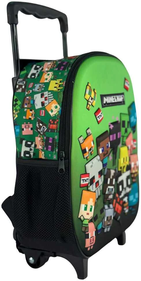 Kelioninis Manenti Minecraft Characters 3D trolley 32cm