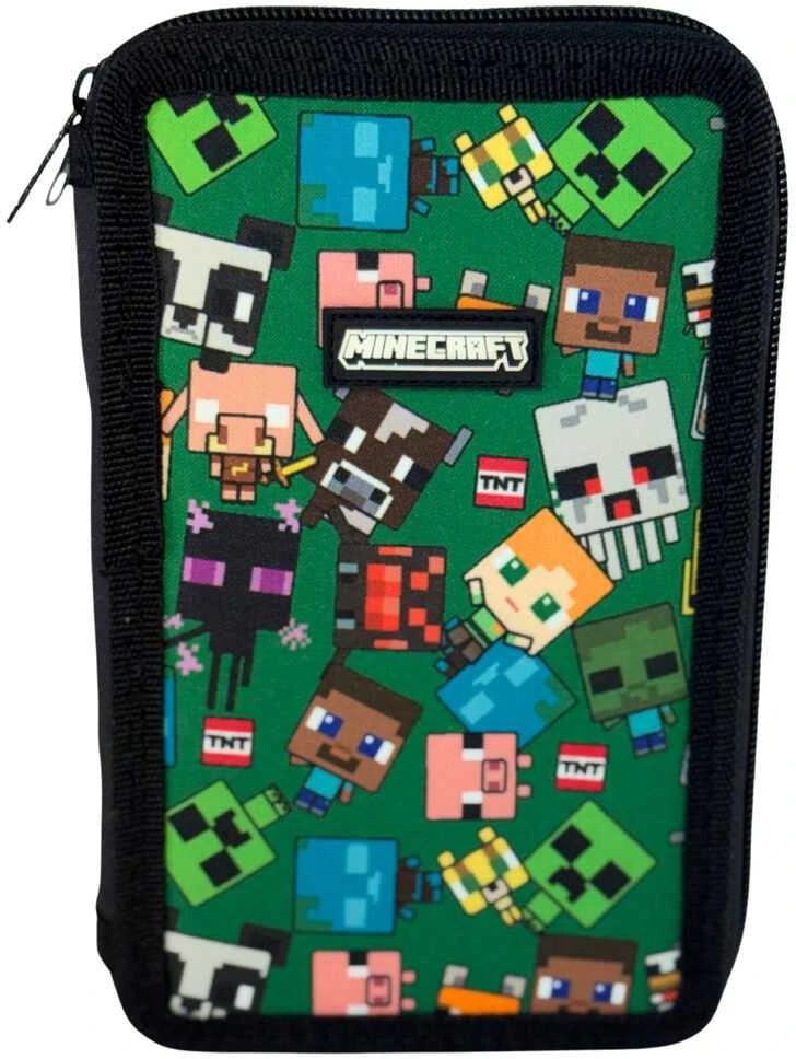 Bez Marki Minecraft 3 lygio užpildyta pieštukų dėžutė
