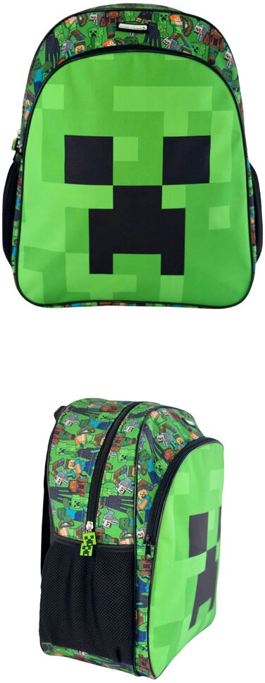 Manenti Minecraft Face backpack 40cm