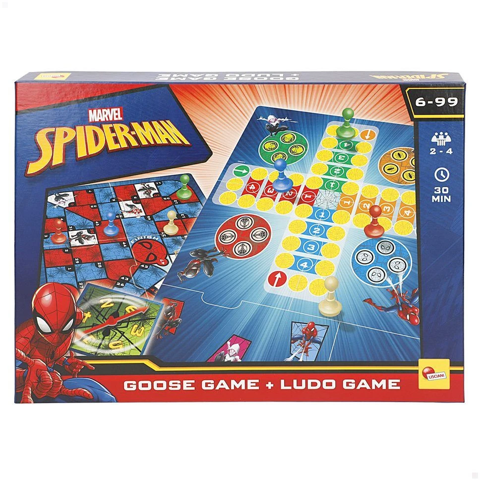 Marvel Spiderman Parchesi & Goose game