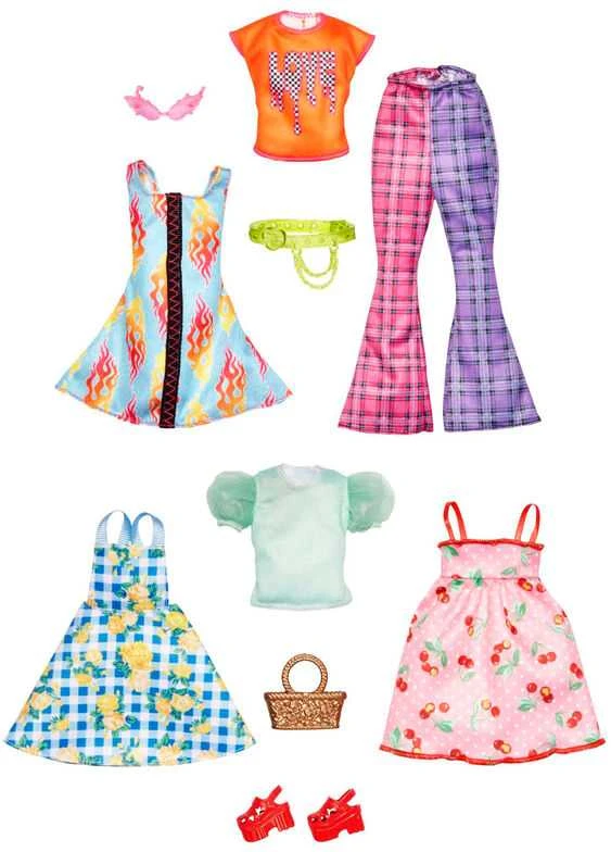 Mattel Barbės 2 rūbų komplektų rinkinys 2021