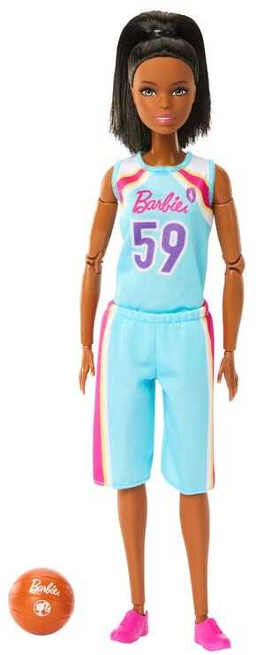 Mattel Lėlė Barbie made to move krepšininkė