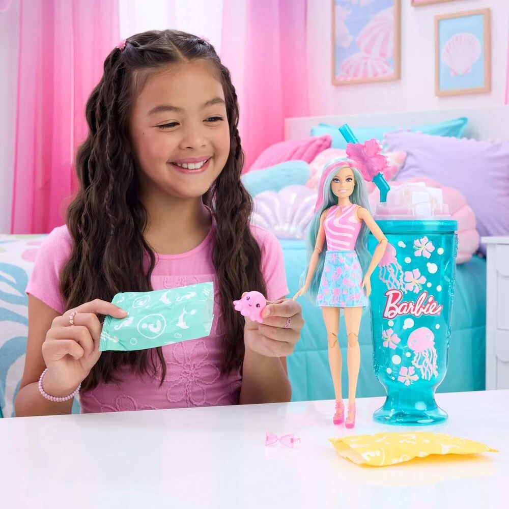 Mattel Lėlė Barbie Pop Reveal komplektas su 8 niespodziankami Podwodny Świat