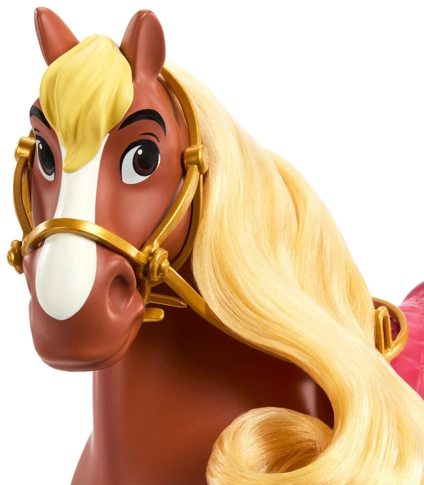 Mattel Lėlė princesė Bella su arkliu Phillippe