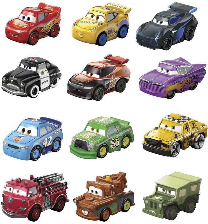 Mattel CARS 3 automodelis Mini lenktynininkas, asort., GKF65