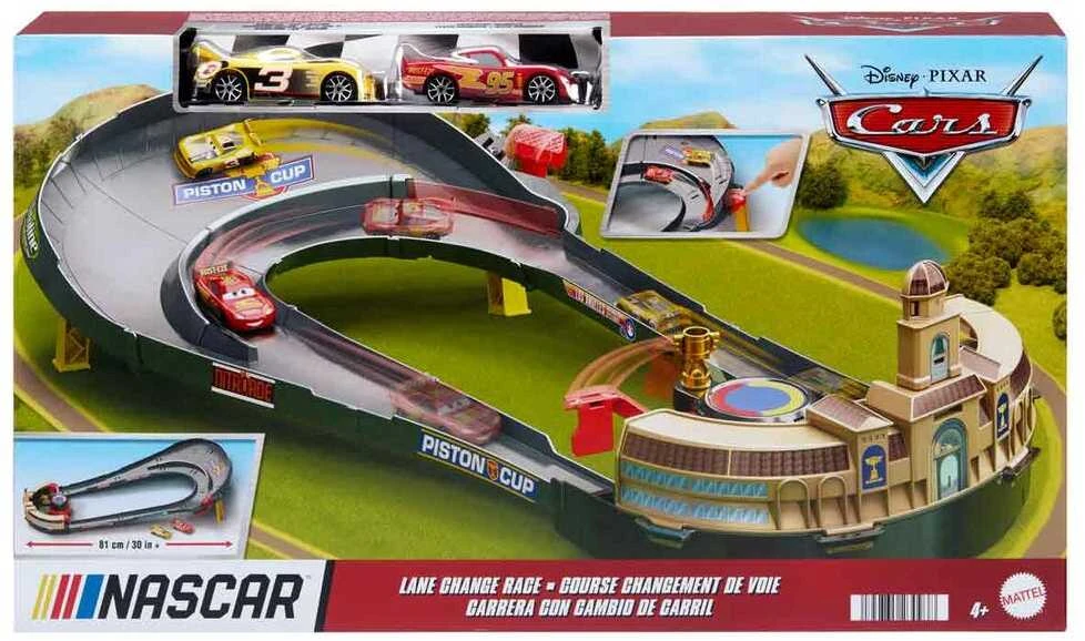 Cars Automobiliai – NASCAR eismo juostos keitimo rinkinys (HXJ33)