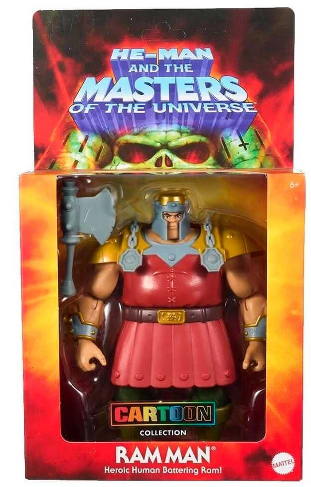 Mattel He-Man and The Masters Of The Universe Cartoon Collection Ram Man Deluxe figure 13cm