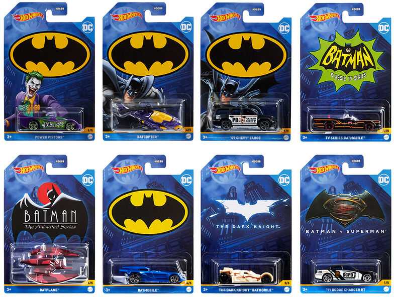 Hot_Wheels HW Betmano automodeliukai