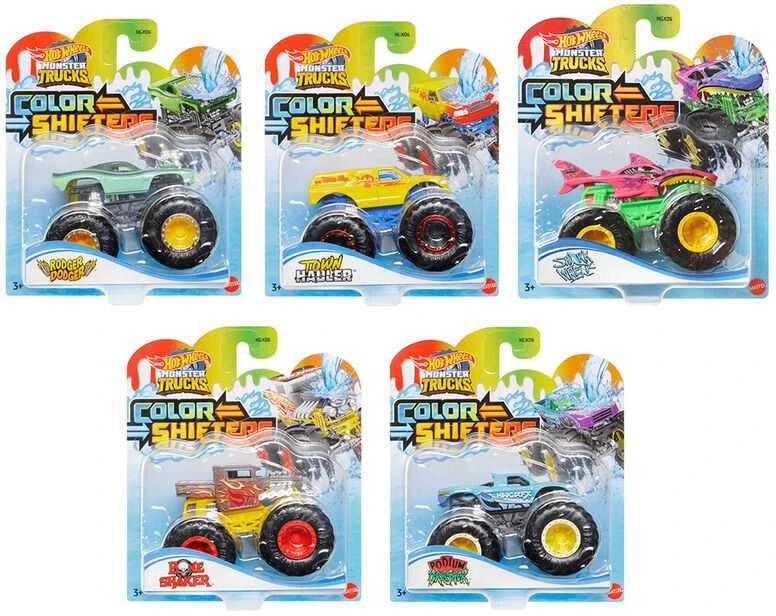 Mattel Hot Wheels džipai pakeisk spalvą