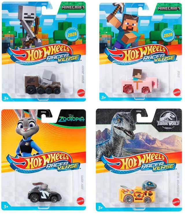 Mattel HOT WHEELS automodeliukai su vairuotojais (HKB86)