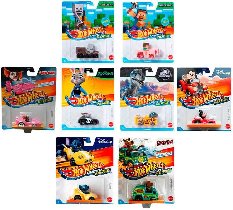 Mattel HOT WHEELS automodeliukai su vairuotojais (HKB86)