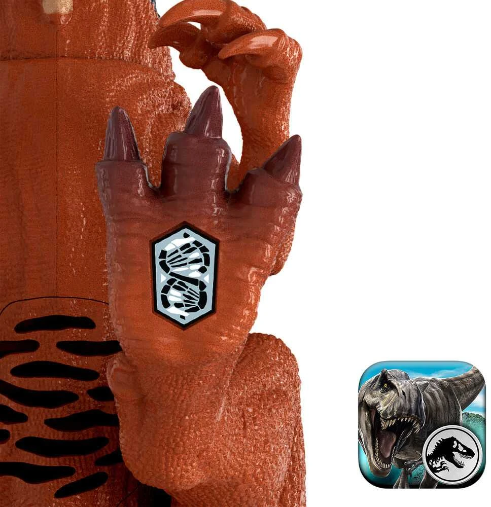 Mattel Jurassic World Juros periodo pasaulis - Laukinis riaumojimas su šviesomis ir garsu - Afrovenatorius (JKL76)