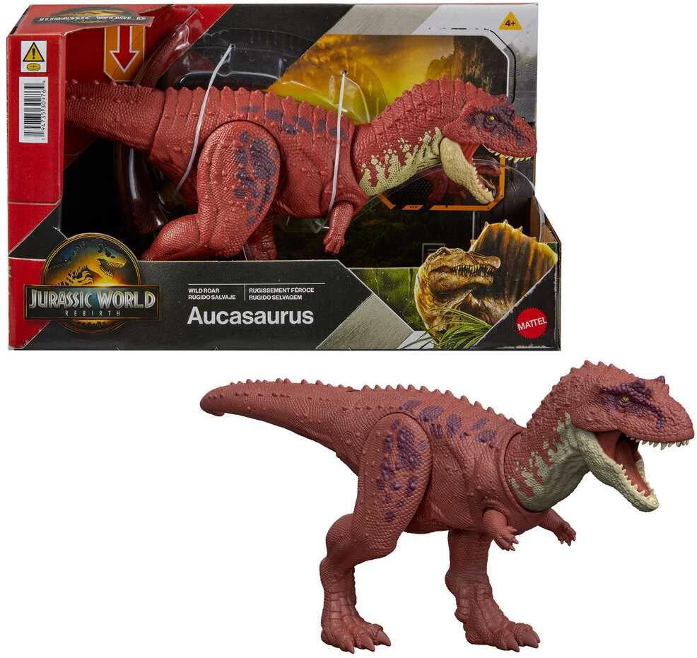 Mattel WORLD Juros pasaulio atgimimo Aucasaurus dinozauro figūrėlė 32,5 cm