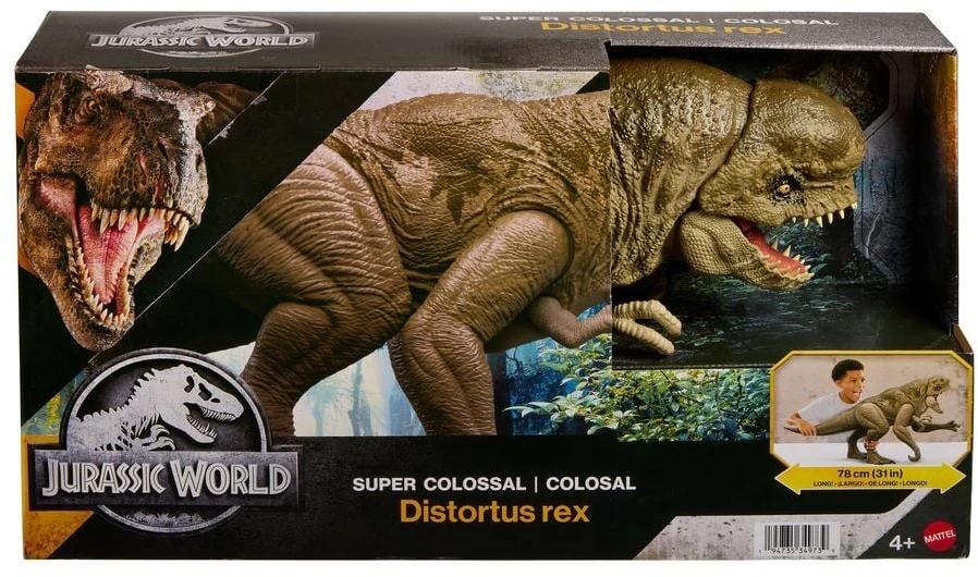 Mattel JURASSIC WORLD SUPER COLOSSAL interaktyvus dinozauras D. rex (JKG95)