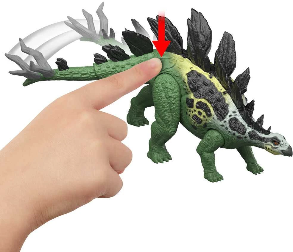 Mattel JURASSIC WORLD Stegosaurus Giant Attack JKL85