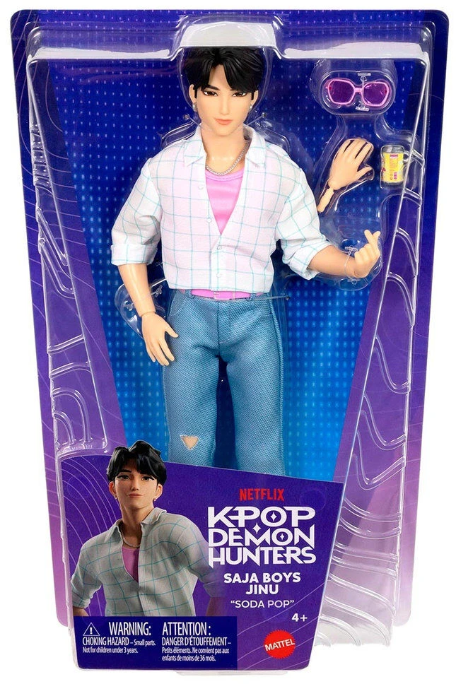 Mattel KPOP DEMON HUNTERS FASHION lėlė Jinu (JRN38)