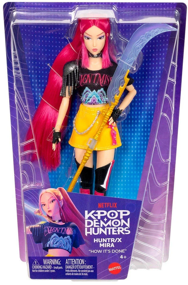 Mattel KPOP DEMON HUNTERS FASHION lėlė Mira (JRN36)