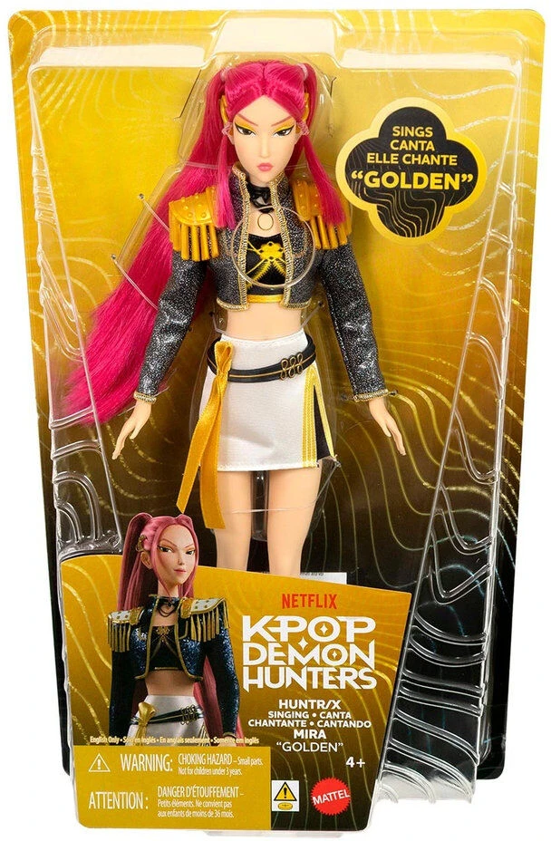 Mattel KPOP DEMON HUNTERS dainuojanti lėlė Mira (JRN41)