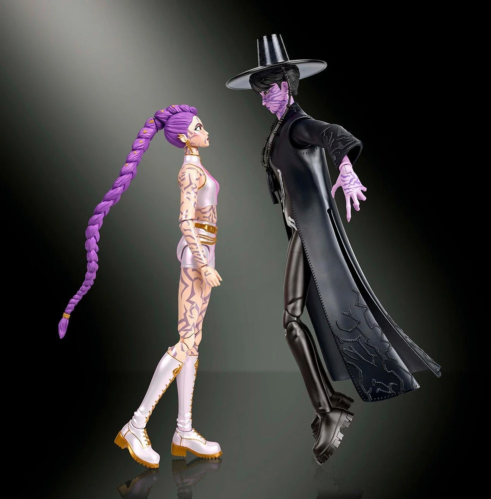 Figūrėlė Mattel KPop Demon Hunters Huntr/x komplektas Finałowa Bitwa, Rumi i Jinu (JRY40)