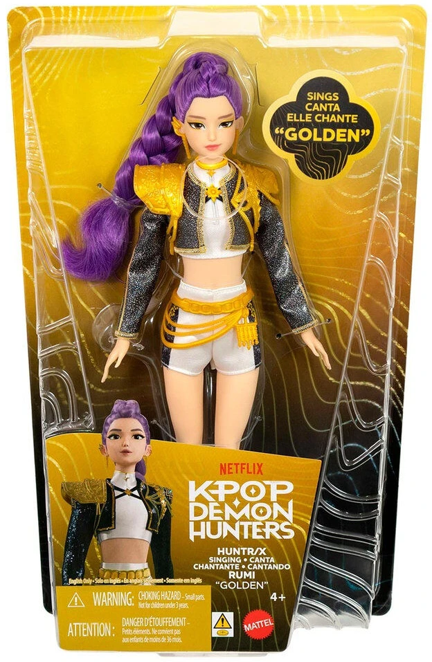 Mattel KPop Demon Hunters HUNTR/X Rumi „Golden” śpiewająca lalka modowa