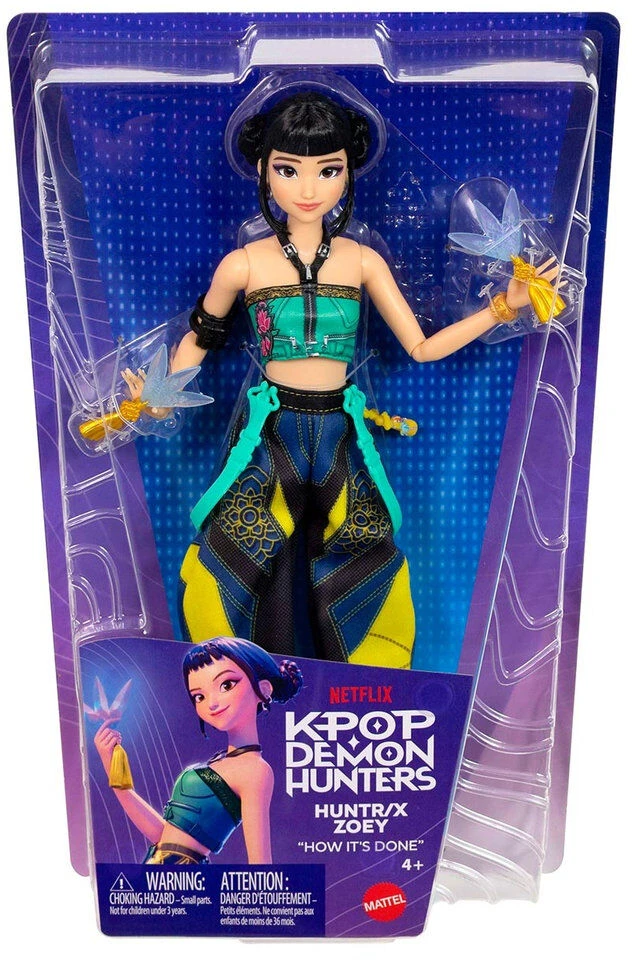 Mattel KPOP DEMON HUNTERS FASHION lėlė Zoey (JRN37)