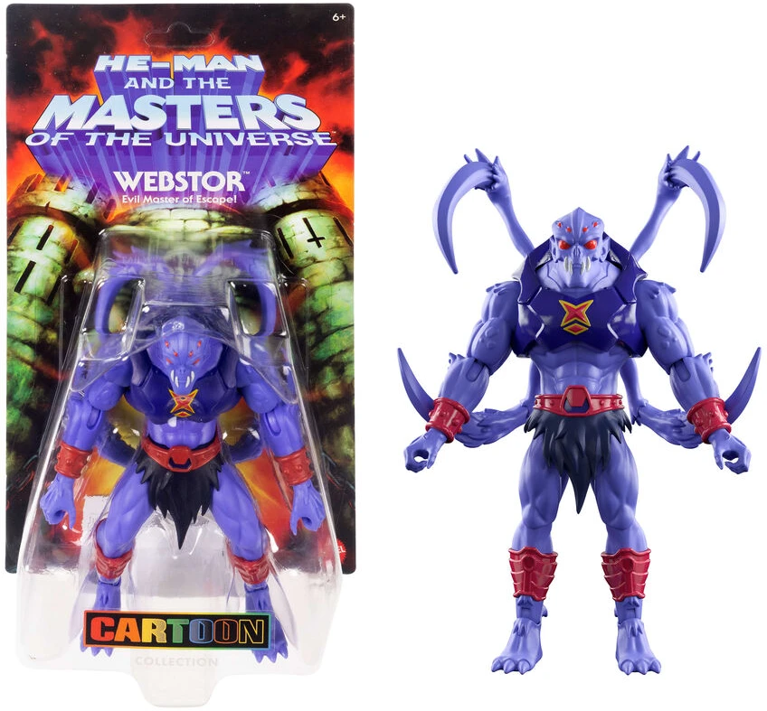 Mattel Masters of the Universe Origins Cartoon Collection Webstor figure 14cm