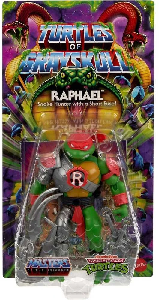 Figūrėlė Mattel Masters of the Universe Origins Turtles of greyskull Raphael žaislinė figūrėlė