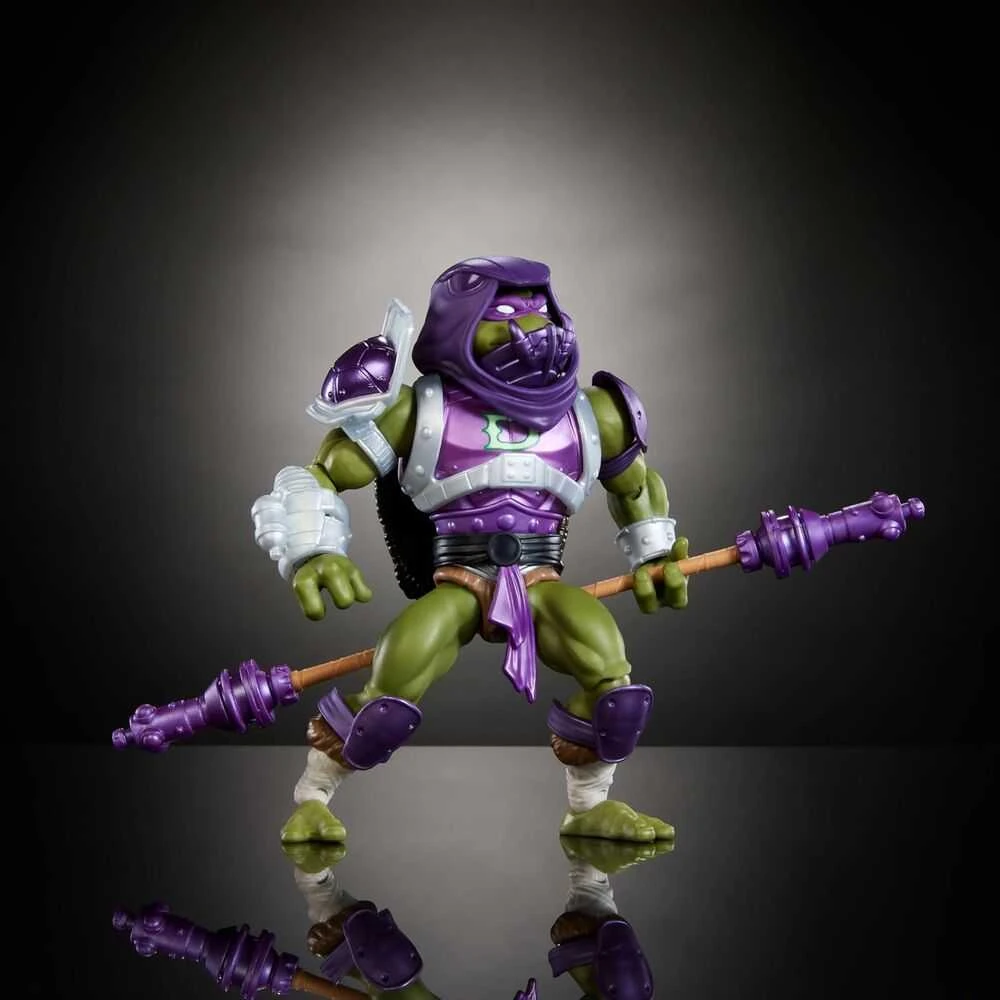 Figūrėlė Mattel Masters of the Universe Origins Turtles of greyskull Donatello, žaislinė figūrėlė