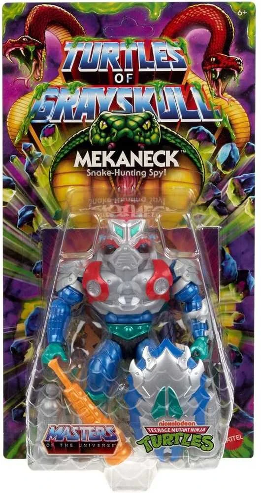 Figūrėlė Mattel Masters of the Universe Origins Turtles of greyskull Mekaneck, žaislinė figūrėlė