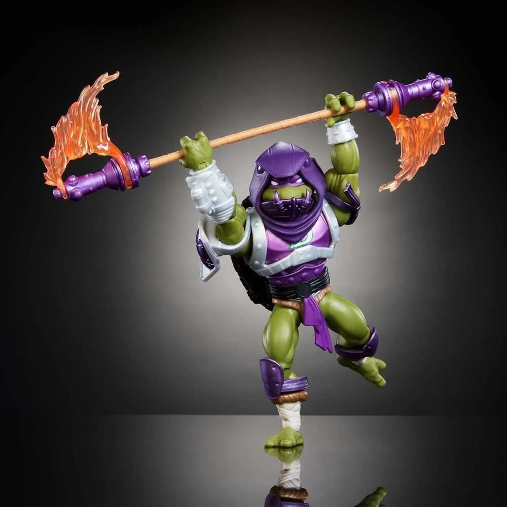 Figūrėlė Mattel Masters of the Universe Origins Turtles of greyskull Donatello, žaislinė figūrėlė