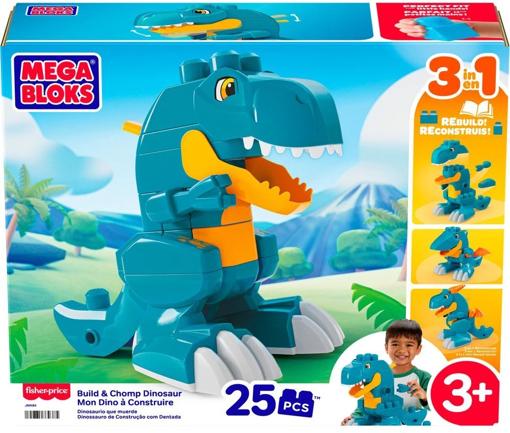 Mattel MEGA Bloks Build & Chomp Dinosaur