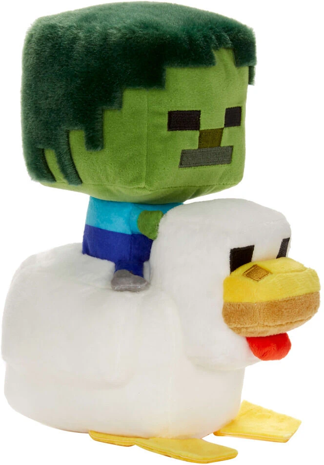 Mattel Minecraft Chicken Jockey plush toy 20cm