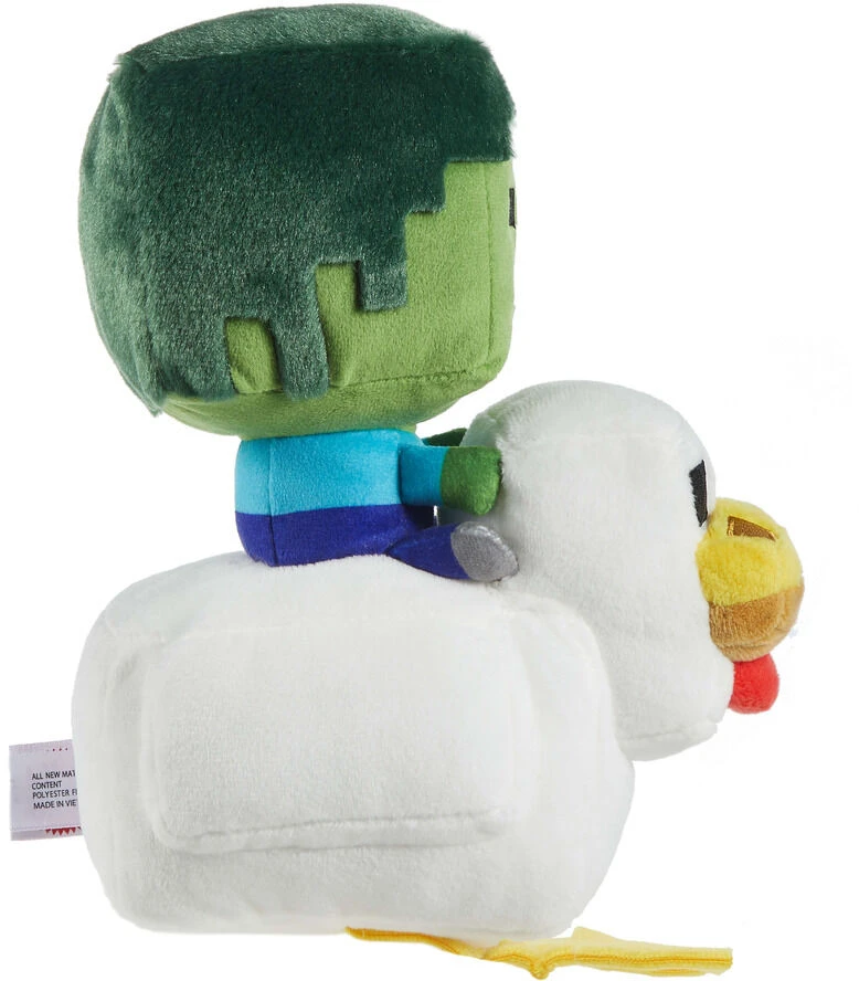 Mattel Minecraft Chicken Jockey plush toy 20cm