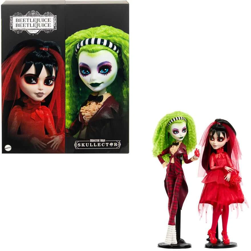 Mattel Monster High Skullector Beetlejuice Beetlejuice - Betelgeuse i Lydia Deetz (HYV96)