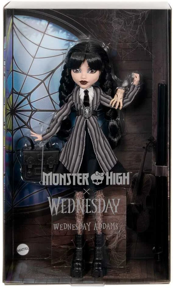 Lėlė Mattel MONSTER HIGH Wednesday (HXJ04)