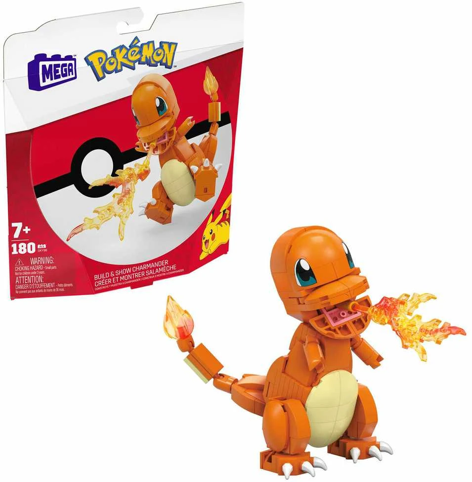 Mattel MEGA CONSTRUX POKEMON rinkinys – Charmander (GKY96)