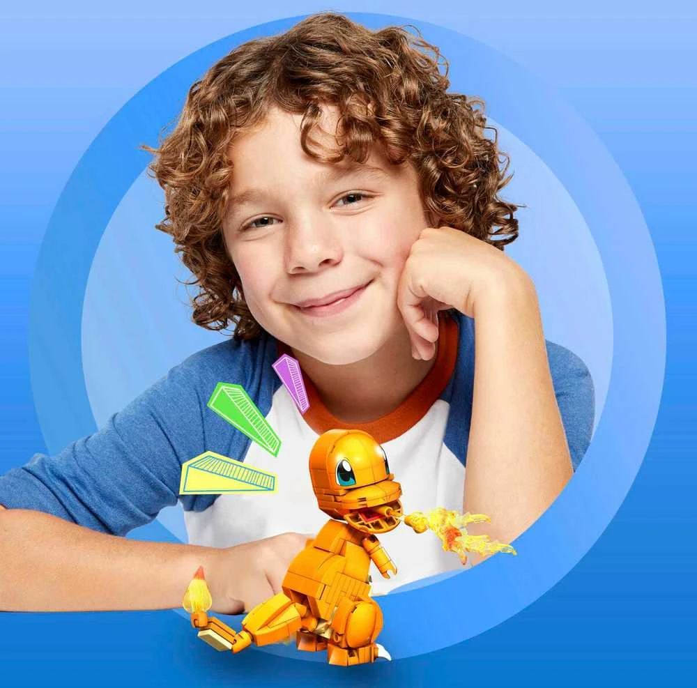 Mattel MEGA CONSTRUX POKEMON rinkinys – Charmander (GKY96)