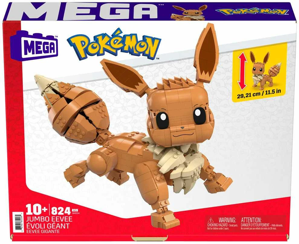 Mattel „Mega Construx Pokemon“ rinkinys „Didysis Eevee“