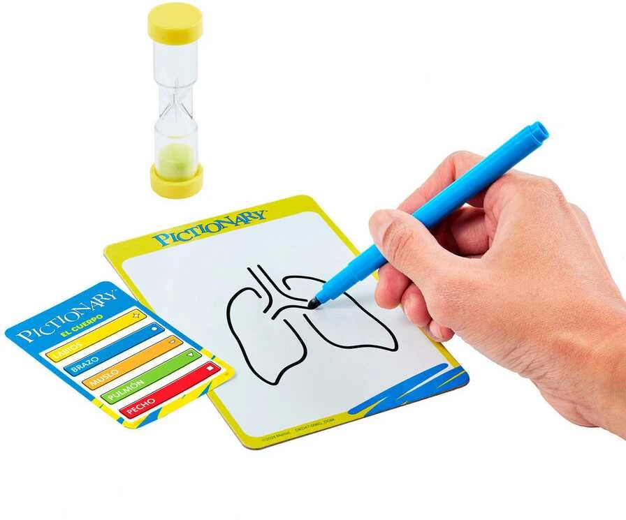 Mattel Spanish Pictionary board game