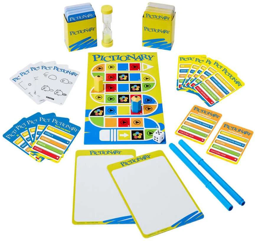 Mattel Spanish Pictionary board game