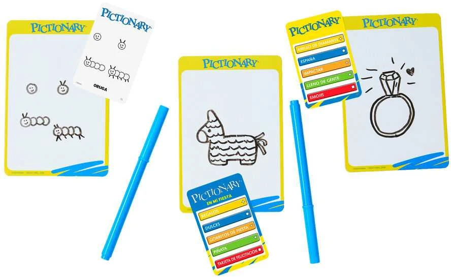 Mattel Spanish Pictionary board game