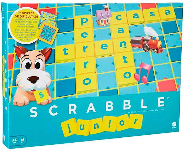 Mattel Spanish Scrabble Junior board game